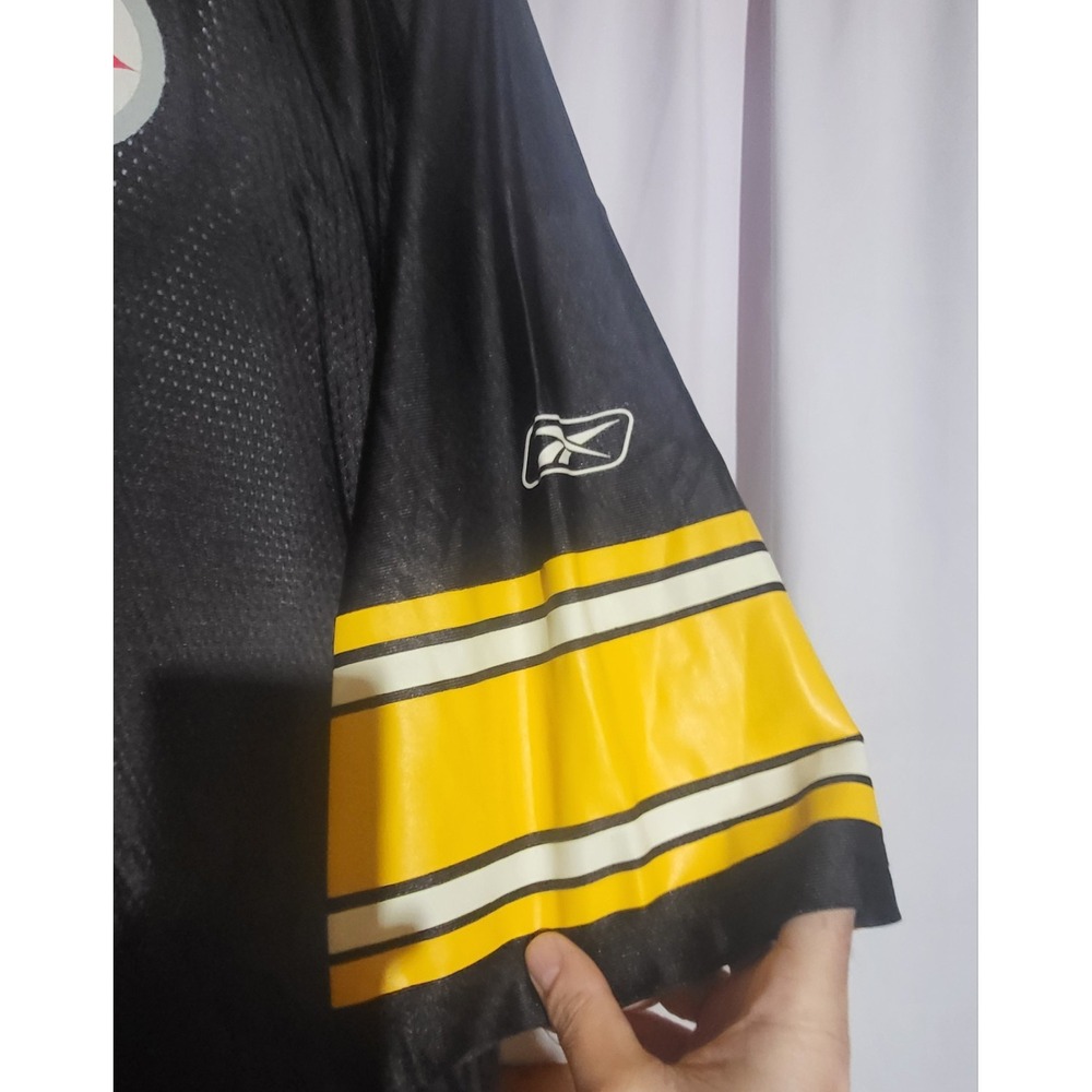 Pittsburgh Steelers Ben Roethlisberger Reebok Game Jersey #7 Size 2XL XXL Black - Picture 5 of 9